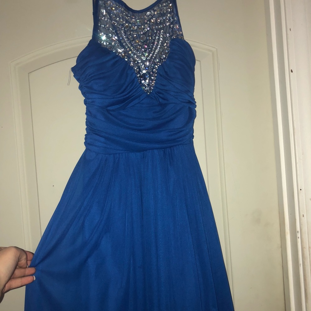 Blue Homecoming Dress